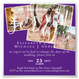 Änderung der FOTOS Neuer Zeitpunkt verschoben Fotodruck