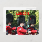 Änderung der Garde London Postkarte (Vorne/Hinten)