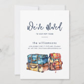 Änderung der Minimalistischen Adressenverschiebung Ankündigung (Vorderseite)