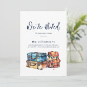 Änderung der Minimalistischen Adressenverschiebung Ankündigung (Stehend Vorderseite)