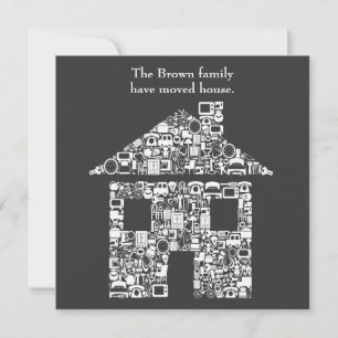 Änderung der neuen Adresse Haus Heim Ankündigung