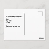 Änderung der niedlichen Dackel Postkarte (Rückseite)