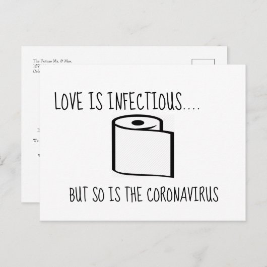 Änderung der Pläne aufgeschoben oder storniert Hoc Postkarte (Vorne/Hinten)