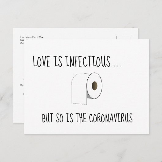 Änderung der Pläne aufgeschoben oder storniert Hoc Postkarte (Vorne/Hinten)