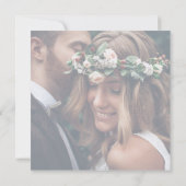 Änderung der Pläne Aufschiebtes Hochzeitereignis-F Ankündigung (Rückseite)