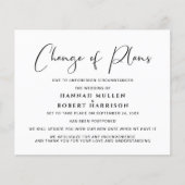 Änderung der Pläne Aufschiebung (Vorderseite)