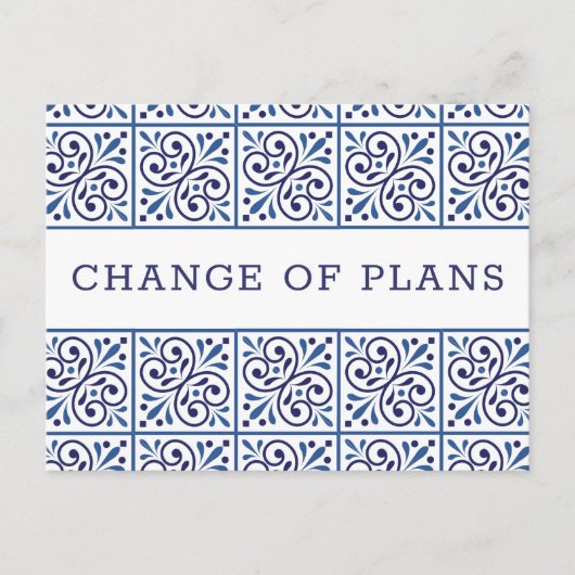 Änderung der Pläne der spanischen Marine für die Z Ankündigungspostkarte (Vorderseite)