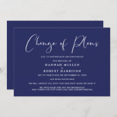 Änderung der Pläne für die Verschiebung der Blauen Ankündigung (Vorne/Hinten)