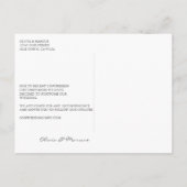 Änderung der Pläne Gelbe Sonnenblumen Postkarte (Rückseite)