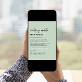 Änderung der Pläne Neues Update für die Veranstalt Ankündigung