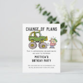 Änderung der Pläne Party Stornierung nach dem Spaß (Stehend Vorderseite)