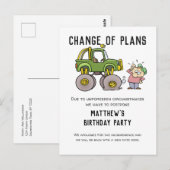 Änderung der Pläne Party Stornierung nach dem Spaß Postkarte (Vorne/Hinten)