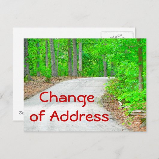 Änderung der Postkarte (Vorne/Hinten)