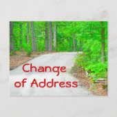 Änderung der Postkarte (Vorderseite)