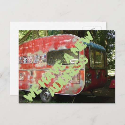 Änderung der Postkarte (Vorne/Hinten)