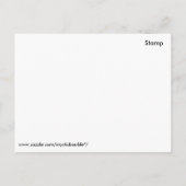 Änderung der Postkarte (Rückseite)