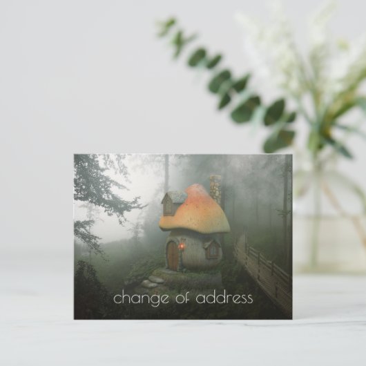 Änderung der Postkarte für die Adresse des Pilzhau (Stehend Vorderseite)