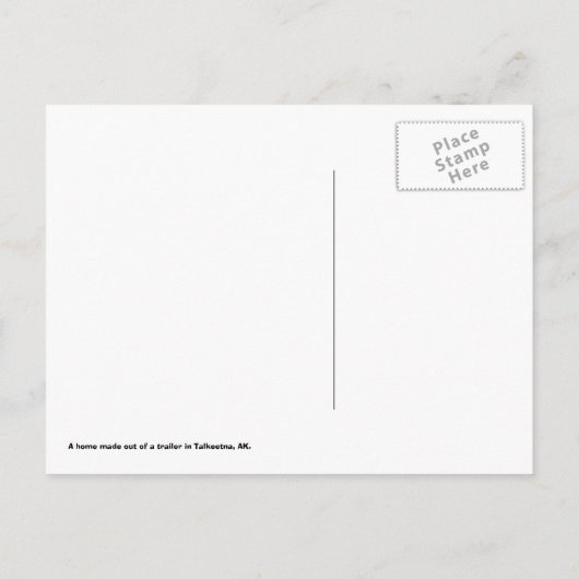 Änderung der Postkarte für die Adresse: True Trail (Rückseite)