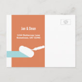 Änderung der Postkarten für die Adressenmalwalze (Rückseite)