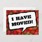 Änderung der Postkarten mit Erdbeerbild (Vorne/Hinten)