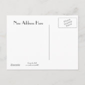 Änderung der Silhouette der Struktur Ankündigungspostkarte (Rückseite)