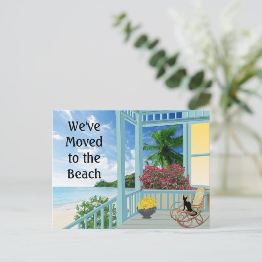 Änderung der Wasserfarbe der Postkarte (Stehend Vorderseite)