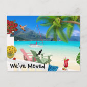 Änderung der Wasserfarbe der Postkarte (Vorderseite)