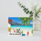 Änderung der Wasserfarbe der Postkarte (Stehend Vorderseite)