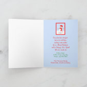 Änderung der Weihnachtskarte Feiertagskarte (Innenseite)