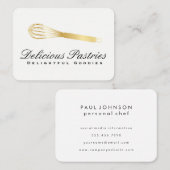 Änderung der Whiskyvariante (Gold) | Kulinarischer Visitenkarte (Vorne/Hinten)