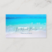 Änderung der Zuhause zum Verschieben des Single Visitenkarte (Vorderseite)