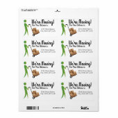 Änderung des Adressetiketts im Strichmännchen (Vorne)