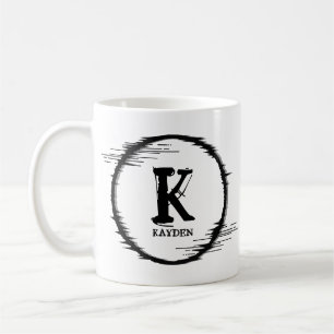 Änderung des anfänglichen Namens verzerrter Kreis Kaffeetasse