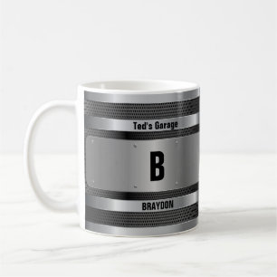 Änderung des Anfangsnamens A B C D E F G Metall-Ab Kaffeetasse