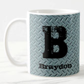 Änderung des Anfangsnamens A B C D E F G Metallpla Kaffeetasse