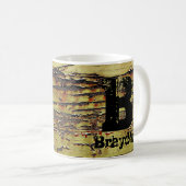 Änderung des Anfangsnamens A B C D E F G Rusty Met Kaffeetasse (VorderseiteRechts)
