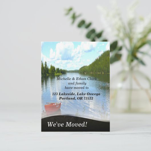 Änderung des benutzerdefinierten Fotos für das Sch Ankündigungspostkarte (Stehend Vorderseite)