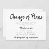 Änderung des Brautparty der Pläne (Vorne/Hinten)