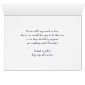 Änderung des Datums anemone blauen Hochzeit versch (Innenansicht Horizontal (Unten))