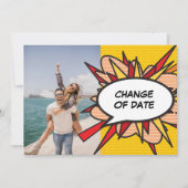 Änderung des Datums des Comic "Zurückgestellt" Save The Date (Vorderseite)