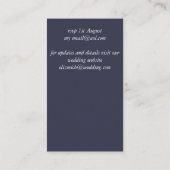 Änderung des Datums Hochzeitaufschiebung Foto Einl Hinweiskarte (Rückseite)