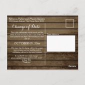 Änderung des Datums Sonnenblumen, Stallholz und Li Postkarte (Rückseite)