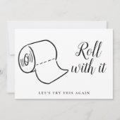 Änderung des Datums Zurückgestellt Storniertes Ere Einladung (Vorderseite)