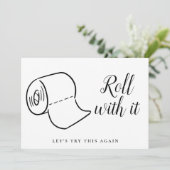 Änderung des Datums Zurückgestellt Storniertes Ere Einladung (Stehend Vorderseite)