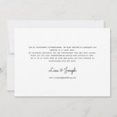 Änderung des Datums Zurückgestellt Storniertes Ere Save The Date (Rückseite)