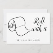 Änderung des Datums Zurückgestellt Storniertes Ere Save The Date (Vorderseite)