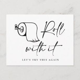 Änderung des Datums "Zurückgestellte Stornierung" Postkarte