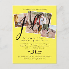 Änderung des Empfangs des Hochzeitstipendiums Postkarte