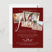 Änderung des Empfangs des Hochzeitstipendiums Postkarte (Vorne/Hinten)