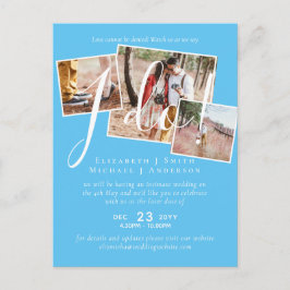 Änderung des Empfangs des Hochzeitstipendiums Postkarte